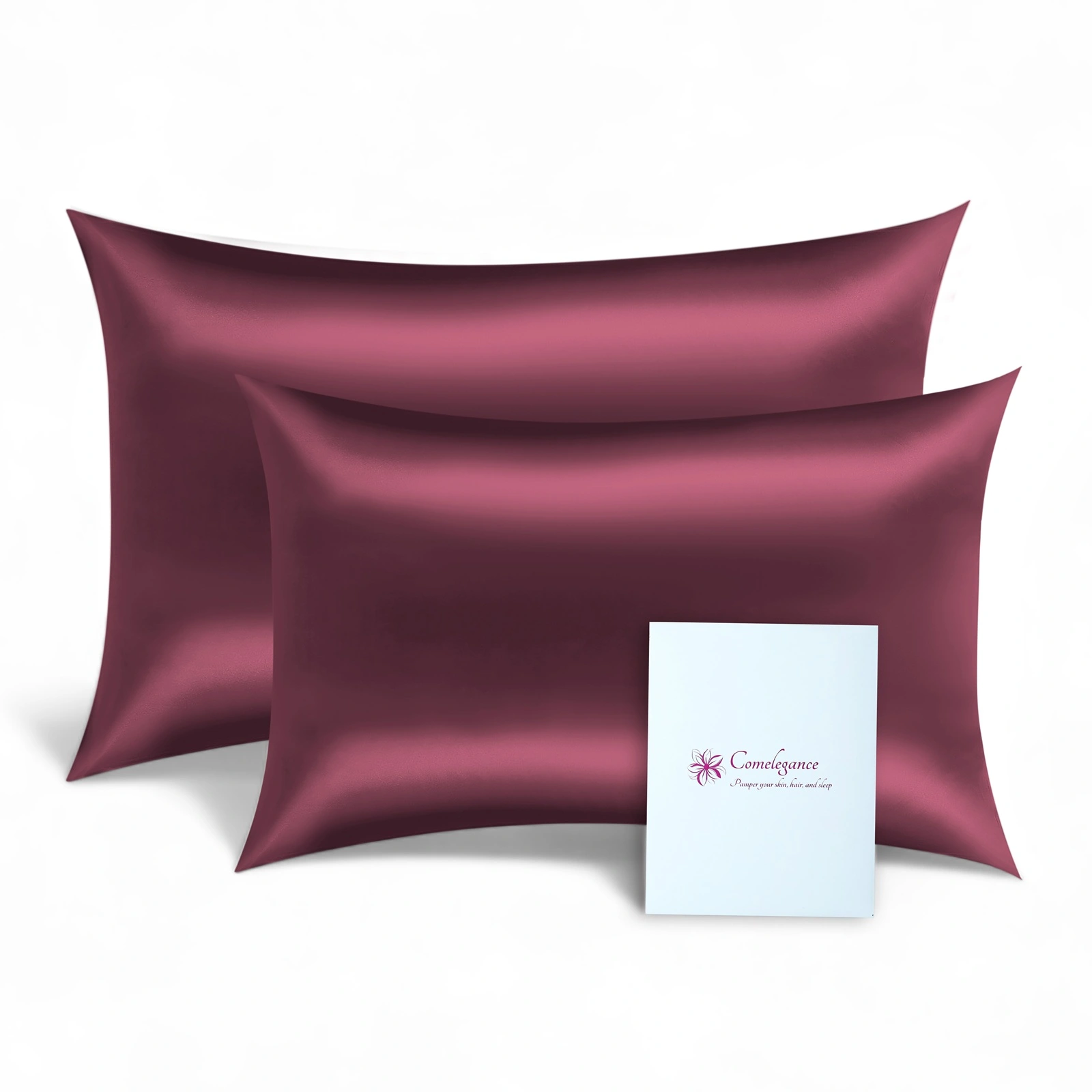 silk pillowcase for hair and skin health, both sides with hidden zipper, 1pc standard 50x75 cm (copy)