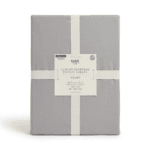 M&S 400 thread count luxury Egyptian cotton sateen king size duvet bedset in grey